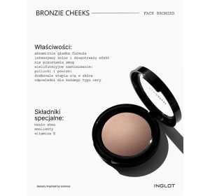 Inglot Bronzie Cheeks bronzer do twarzy 42 5,6g