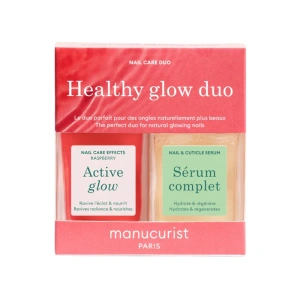 Manucurist Healthy Glow Duo pielęgnacyjny zestaw do paznokci 2 x 15 ml