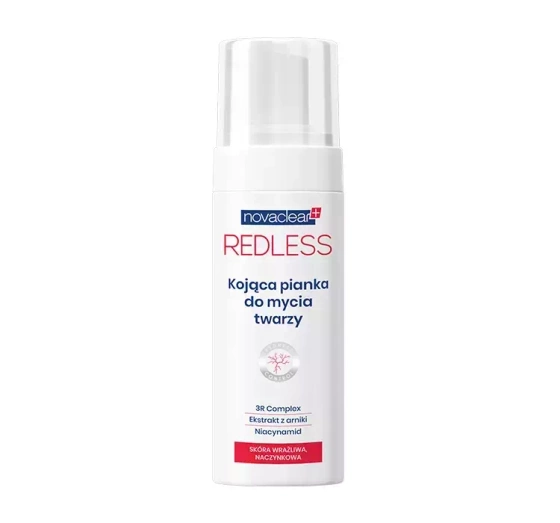 Novaclear Redless kojąca pianka do mycia twarzy 100 ml