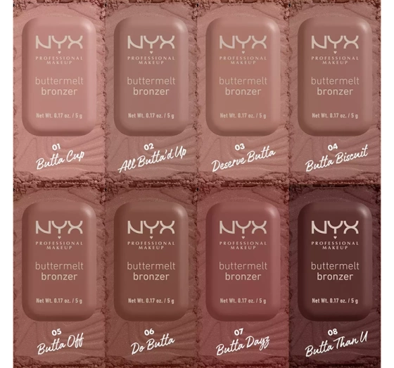 NYX Professional Makeup Buttermelt bronzer do twarzy w kompakcie 07 Butta Dayz 5 g