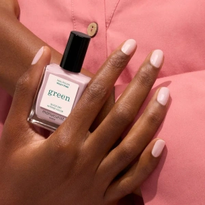 Manucurist Green Nail Polish klasyczny lakier do paznokci Milky Pink 15 ml