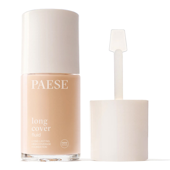 Paese Long Cover Fluid kremowy podkład kryjący do twarzy nowa formuła 0 Nude 30 ml
