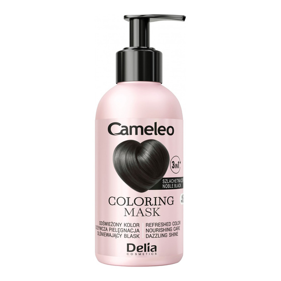 Delia Cameleo koloryzująca maska do włosów 3w1 Szlachetna Czerń 120 ml