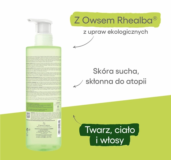 A-Derma Exomega Control żel emolient do mycia 2w1 przeciw drapaniu 500 ml