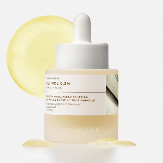 SKIN1004 Lab in Nature przeciwzmarszczkowa ampułka do twarzy Retinol 0,2% 30 ml