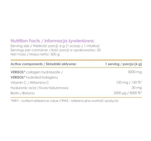 Allnutrition Alldeynn Collarose suplement diety Raspberry Wild Strawberry 300 g