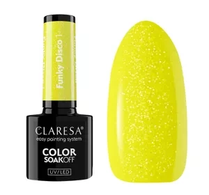 Claresa hybrydowy lakier do paznokci Funky Disco 1 5 g