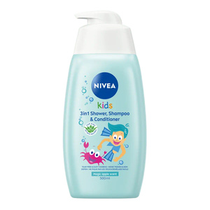 NIVEA KIDS żel do mycia ciała i włosów dla dzieci o zapachu jabłkowych karmelków Magic Apple 500 ml