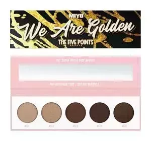 Miyo Five Points Palette paleta 5 cieni do powiek 01 We Are Golden 6,5 g