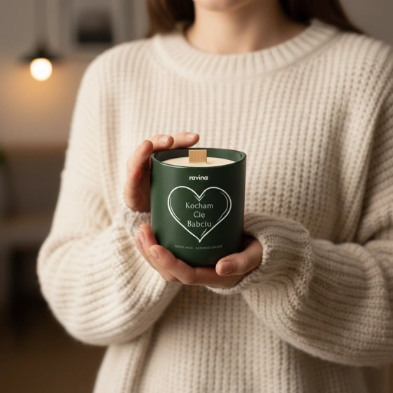Ravina Kocham Cię Babciu sojowa świeca zapachowa Konwalia 175 g