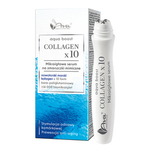 Ava Aqua Boost Collagen mikroigłowe serum na zmarszczki mimiczne 15 ml