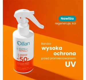 Oillan Sun spray ochronny do twarzy i ciała SPF50+ 125 ml