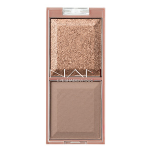 NAM Eyeshadow Duo mini paletka z matowym i foliowym cieniem do powiek 01 5 g